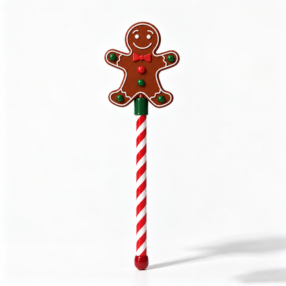 JingleTap card wand variants: Santa, Wreath, Christmas Tree, Gingerbread Man, Gift Box
